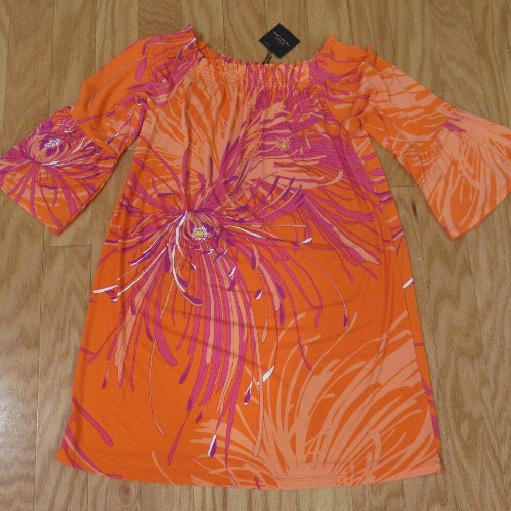 Trina Turk Womens Beach Cover Up Swimwear Tunic Dress Medium $178 ~NEW WITH TAG~